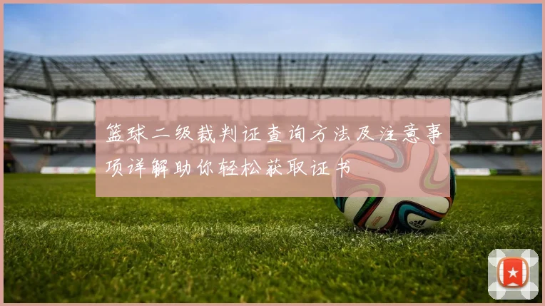 篮球二级裁判证查询方法及注意事项详解助你轻松获取证书